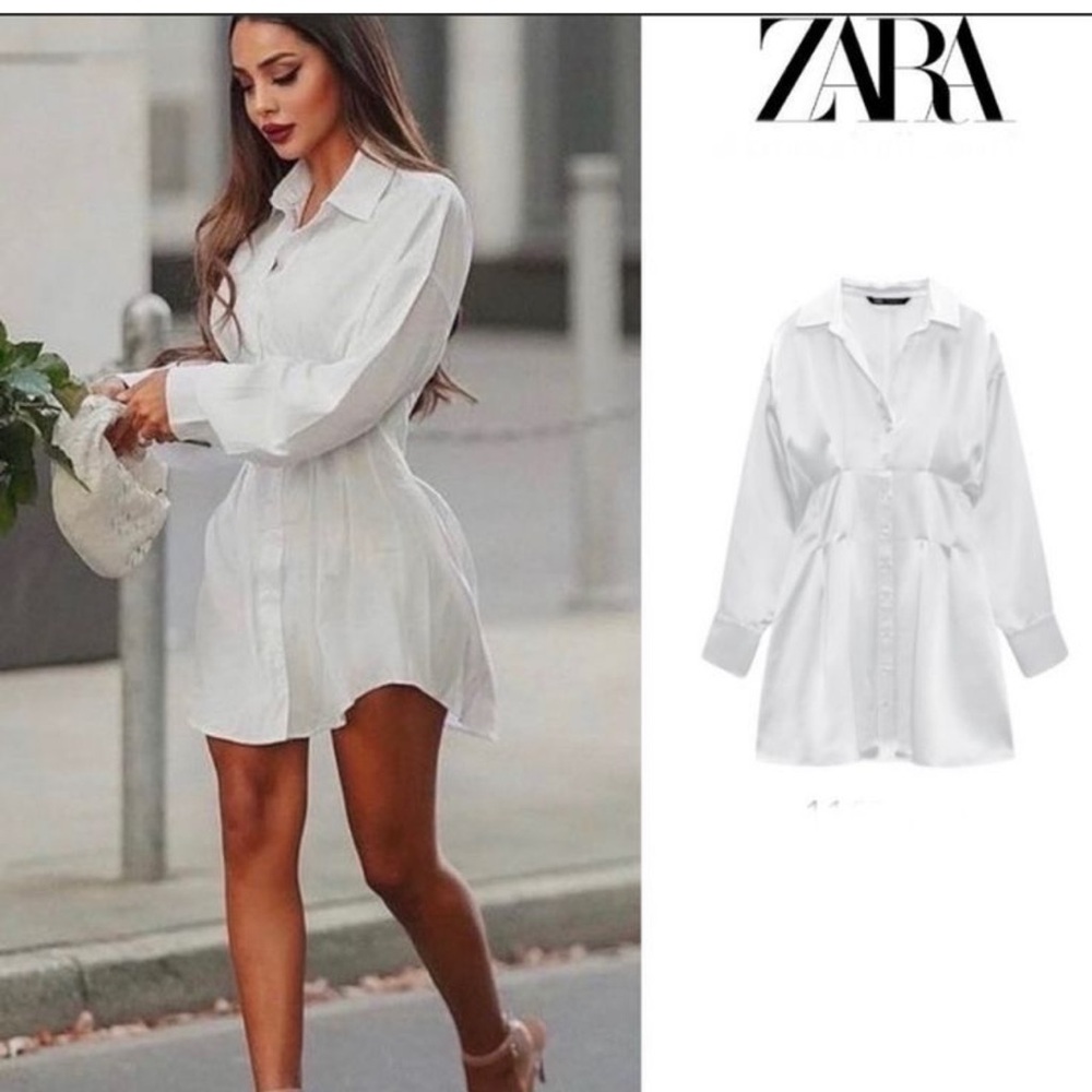 Zara Elegant White Shirt / Dress